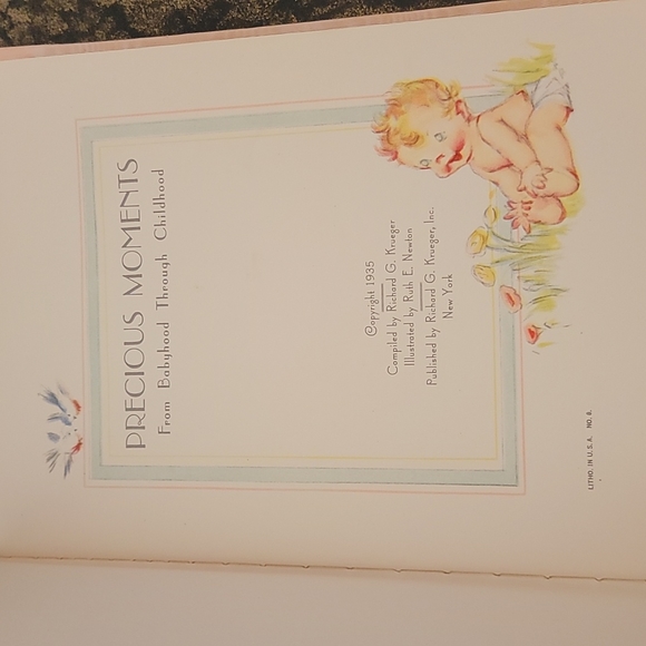 Vintage 1935  Precious Moments Baby Book - Picture 3 of 9